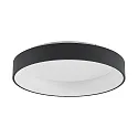 surface luminaire GEORGA 2CCT DIM CCT Switch, ring shape IP20, black matt dimmable