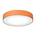 LED ceiling luminaire 420, direct / indirect, Ø 33cm, 25W 3000K 1990lm, shade orange / hand blown opal glass, matt
