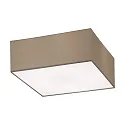 Luminaria de techo SOFT CUBE E27 IP20, pardo regulable
