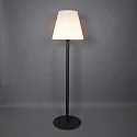 Brumberg Luminaria de pie para exteriores BIAK versión de montaje en superficie, conmutable, cónico E27 IP44, gris grafito 