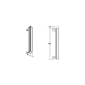 Brumberg Proyector de superficie WALLWASHER IP66, titán regulable