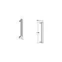 Brumberg Proyector de superficie WALLWASHER IP66, titán regulable