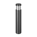 Luminario de bolardo ZAGAMI IP54 cilíndrico, conmutable LED IP54, gris grafito 