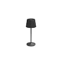 battery table lamp REIRO IP54, black dimmable