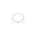 Brumberg Aro MAKIRA Ø 25CM redondo, plata