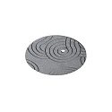 elemento acústico SILENTIUM (STRUCTURE) 59.5CM redondo, asimétrico, gris