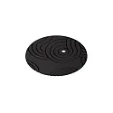 acoustical element SILENTIUM (STRUCTURE) 59.5CM round, asymmetrical, black