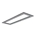 elemento acústico SILENTIUM LONG 167x47CM angular, gris