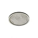 acoustical element SILENTIUM (STRUCTURE) FOR BIRO40 / 3.5CM / 120CM round, black