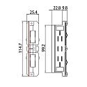 Brumberg Conector longitudinal trifásico