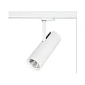 3-phase spot MAXI round, swivelling IP20, white 