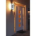 Outdoor wall luminaire AQUA TRILO with motion detector, with house number, (cut out), stainless steel, IP44, E27