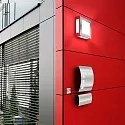 CMD Creative Metalldesign Buzón WINDOW-VERSION con cerradura, arqueado, acero inoxidable