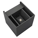 Luminaria de pared para exteriores Arriba-Abajo, ajustable IP54