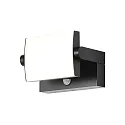 Luminaria de pared para exteriores CCT Switch, inclinable, con detector de movimiento IP54