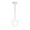pendant luminaire ACAI 16 1 flame E27 IP20, mat, opal white dimmable