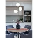 Casablanca pendant luminaire ACAI 16 3 flames, round E27 IP20, mat, opal white dimmable