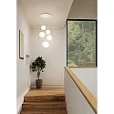 Casablanca pendant luminaire ACAI 16|21|26 5 flames, round E27 IP20, mat, opal white dimmable