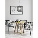 Casablanca Luminaria colgante ANUA de 1 llama E27 IP20, aluminio cepillado, gris, mate regulable