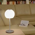 Casablanca Table lamp BALL, 2x G9, IP20, opal white matt