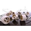 Enchufe GU10 GU10 / 15CM CABLE con cable abierto, blanco