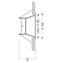 Deko-Light Recessed ceiling ring ARKTUR, ROUND, 12V DC, GU5.3 / MR16, max. 50W, 30° tiltable