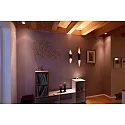 Deko-Light Luminaria de pared APODIS IP20, dorado rojizo, negro regulable