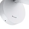 Deko-Light Luminaria para leer CAN TILT ROUND redondo, con interruptor, giro cardánico GU10 IP20, blanco 