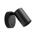Deko-Light Luminaria para leer CAN TILT ROUND redondo, con interruptor, giro cardánico GU10 IP20, negro 