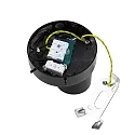 Deko-Light Luminaria para leer CAN TILT ROUND redondo, con interruptor, giro cardánico GU10 IP20, negro 