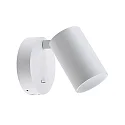 Deko-Light Luminaria para leer CAN TILT ROUND USB redondo, con interruptor, con función de carga USB, giro cardánico GU10 IP20, blanco 