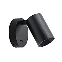 Deko-Light Luminaria para leer CAN TILT ROUND USB redondo, con interruptor, con función de carga USB, giro cardánico GU10 IP20, negro 