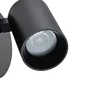 Deko-Light Luminaria para leer CAN TILT ROUND USB redondo, con interruptor, con función de carga USB, giro cardánico GU10 IP20, negro 