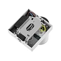 Luminaria para leer CAN TILT SQUARE USB angular, con interruptor, con función de carga USB, giro cardánico GU10 IP20, blanco 
