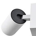 Luminaria para leer CAN TILT SQUARE USB angular, con interruptor, con función de carga USB, giro cardánico GU10 IP20, blanco 