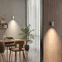 Deko-Light Luminaria de pared CAN UP OR DOWN de 1 llama, rígido GU10 IP20, blanco