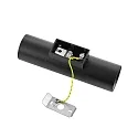 Deko-Light Luminaria de pared CAN UP & DOWN Arriba-Abajo, de 2 llamas, rígido GU10 IP20, negro