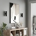 Deko-Light Luminaria de pared CAN UP & DOWN Arriba-Abajo, de 2 llamas, rígido GU10 IP20, negro