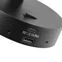 Deko-Light Luminaria para leer CAN TILT ROUND USB BASE MIX'N MATCH 1/3 redondo, con interruptor, sin pantalla, con función de carga USB