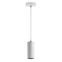 Luminaria colgante LUCEA 10 IP20, transparente, blanco tráfico regulable