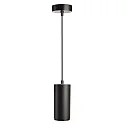 Luminaria colgante LUCEA 15 IP20, transparente, negro intenso regulable
