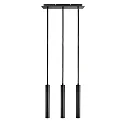 Luminaria colgante SLIM DIM de 3 llamas, lang, UGR < 19 IP20, negro intenso regulable