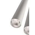 Deko-Light Luminaria colgante SLIM DIM de 3 llamas, lang, UGR < 19 IP20, blanco tráfico regulable