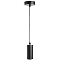 Luminaria colgante LUCEA DIM IP20, negro intenso regulable