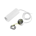 Luminaria colgante CAN 150 abajo, cilíndrico, directa GU10 IP20, blanco