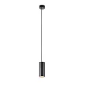 Deko-Light Luminaria colgante CAN 150 abajo, cilíndrico, directa GU10 IP20, negro