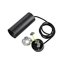 Deko-Light Luminaria colgante CAN 150 abajo, cilíndrico, directa GU10 IP20, negro