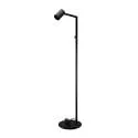 Luminaria de pedestal CAN TILT con enchufe, conmutable, giro cardánico GU10 IP20, negro 