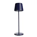 battery table lamp CANIS CCT Switch, with touch dimmer, without charger IP65, mat, cobalt blue dimmable
