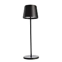 battery table lamp CANIS CCT Switch, with touch dimmer, without charger IP65, mat, graphite black dimmable